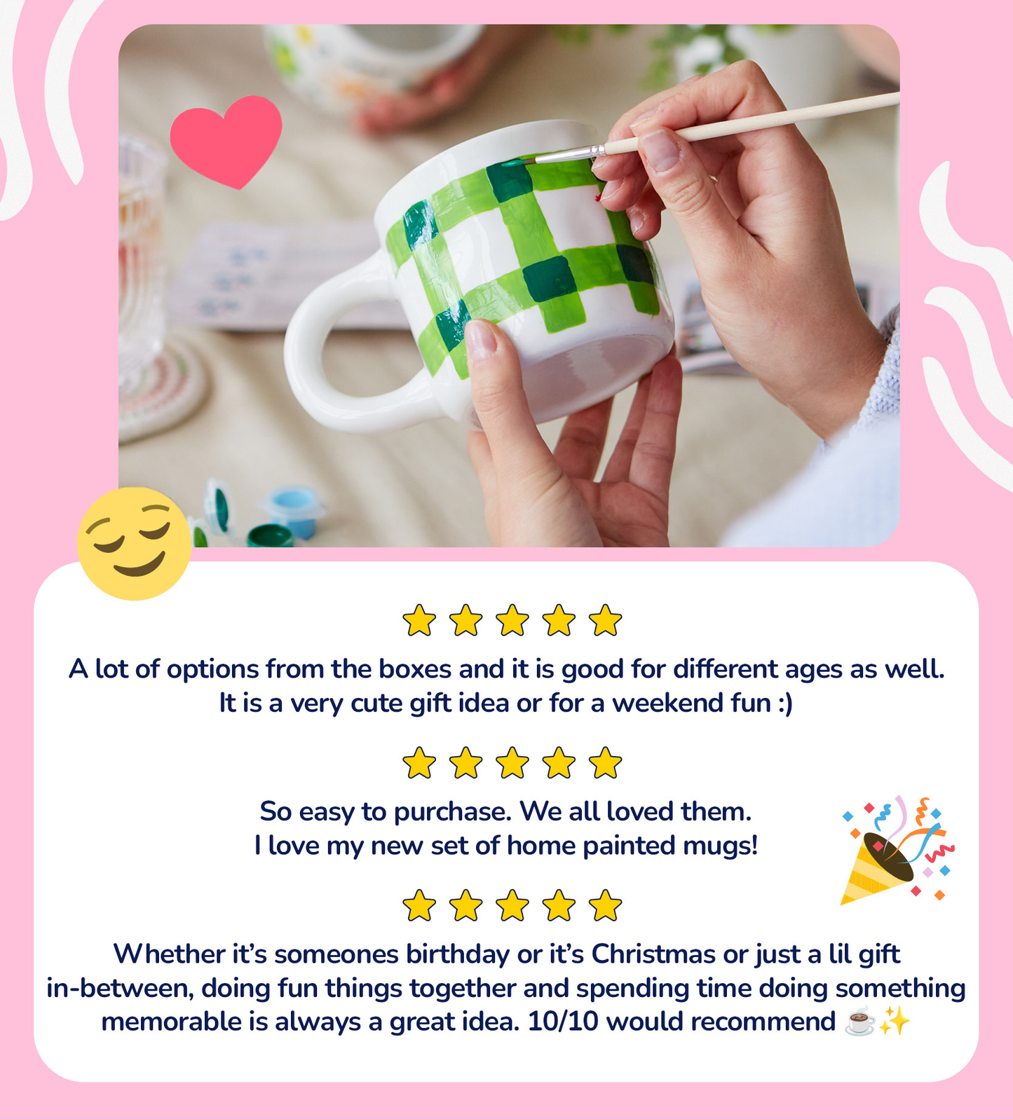 Father's Day Paint-a-Mug x2