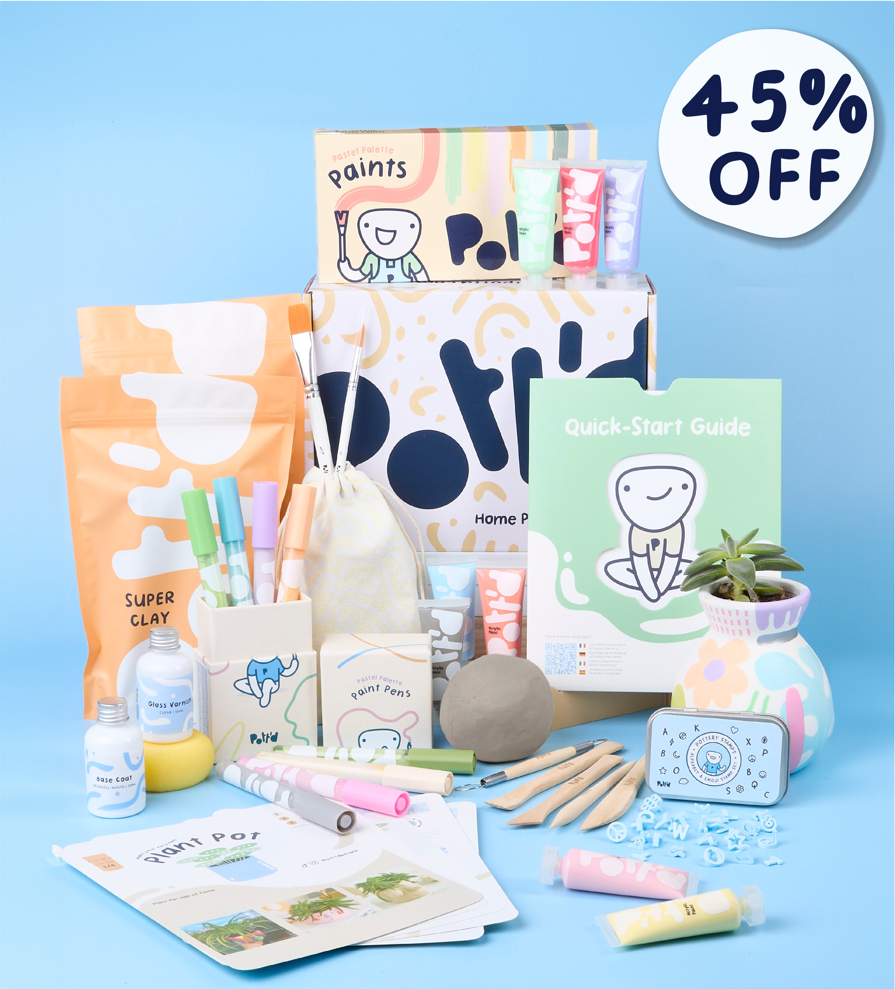 Deluxe Home Pottery Kit - Image 1