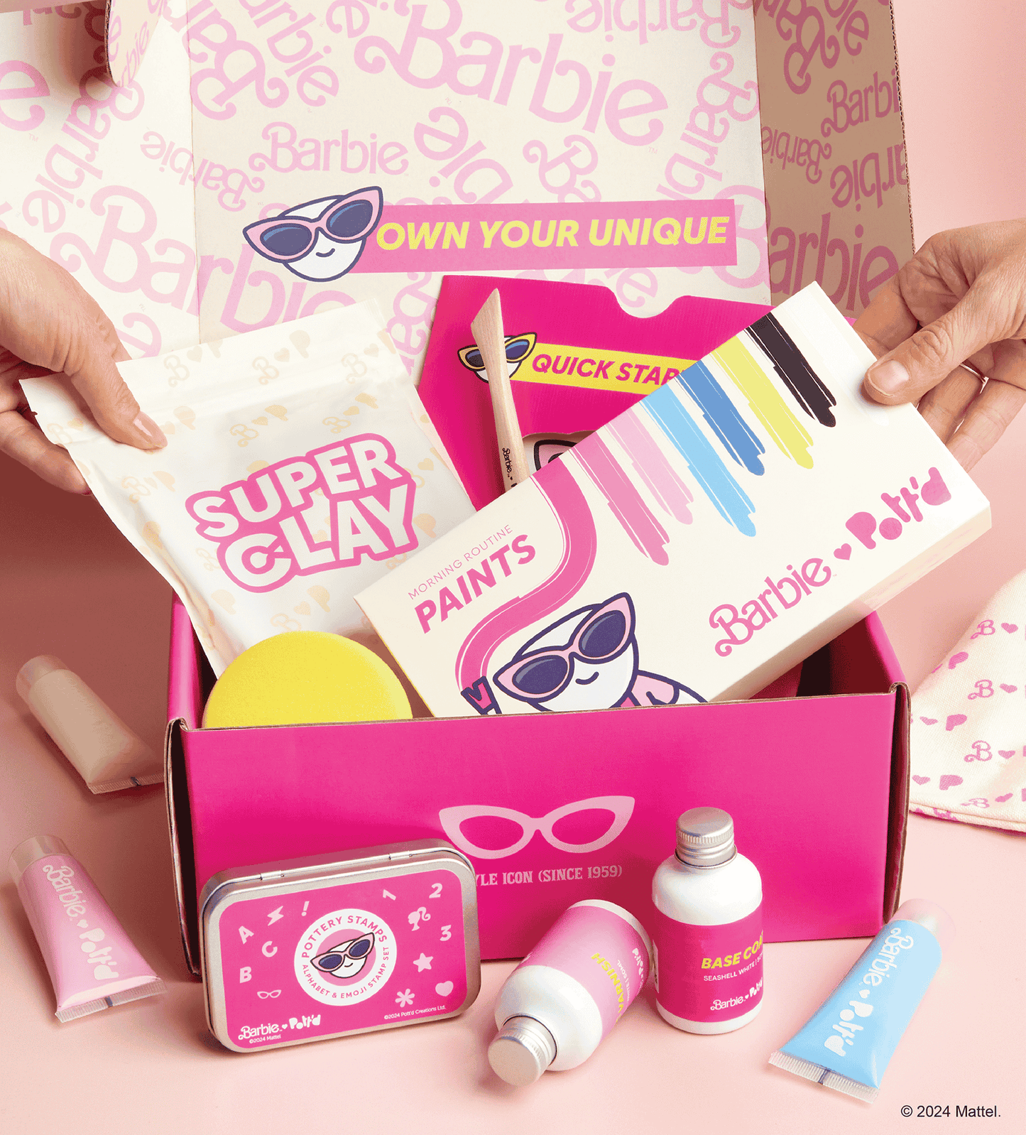 Barbie™ x Pott’d Morning Routine Home Pottery Kit