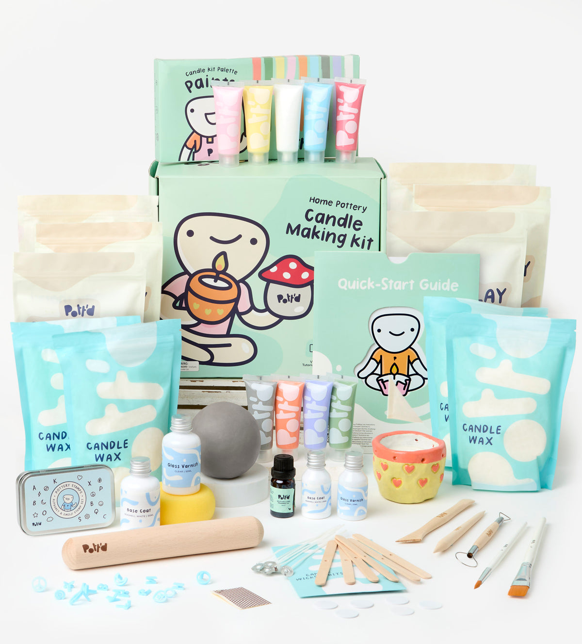 Home Pottery Candle Making Kit