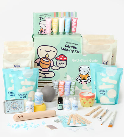 Home Pottery Candle Making Kit