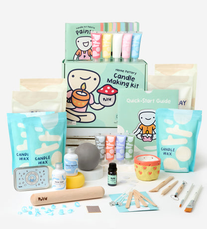 Home Pottery Candle Making Kit
