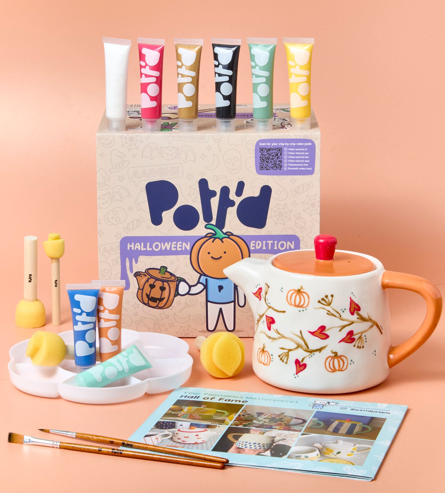 Spooky Sips: Halloween Paint-a-Tea Pot